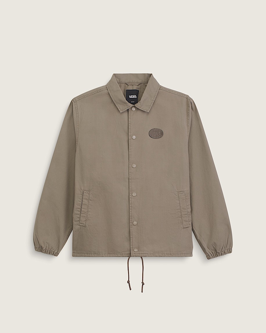 Torrey Coaches Ripstop Jacket VANS Bungee Cord Brown HERO