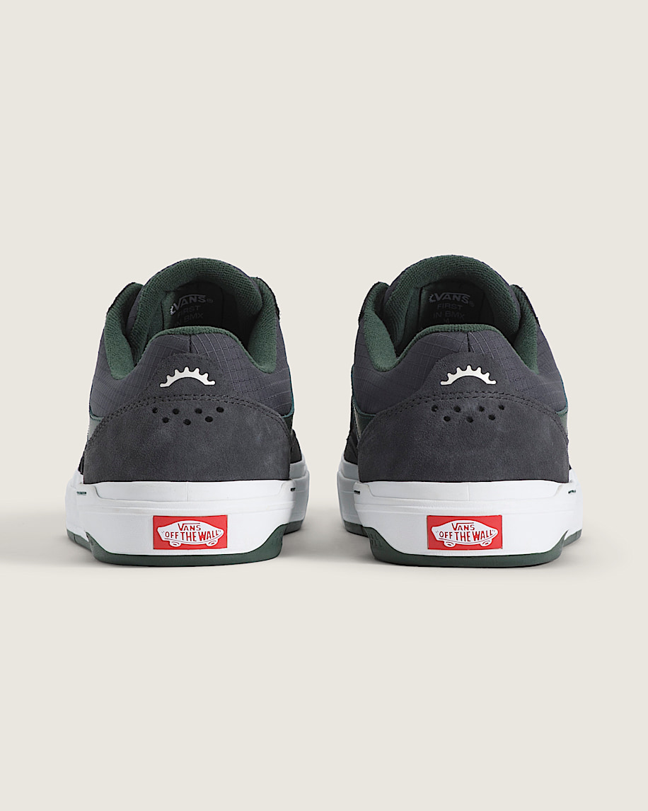 BMX Proof Wafflecup Shoe VANS Charcoal Grey  Green  White ALT3