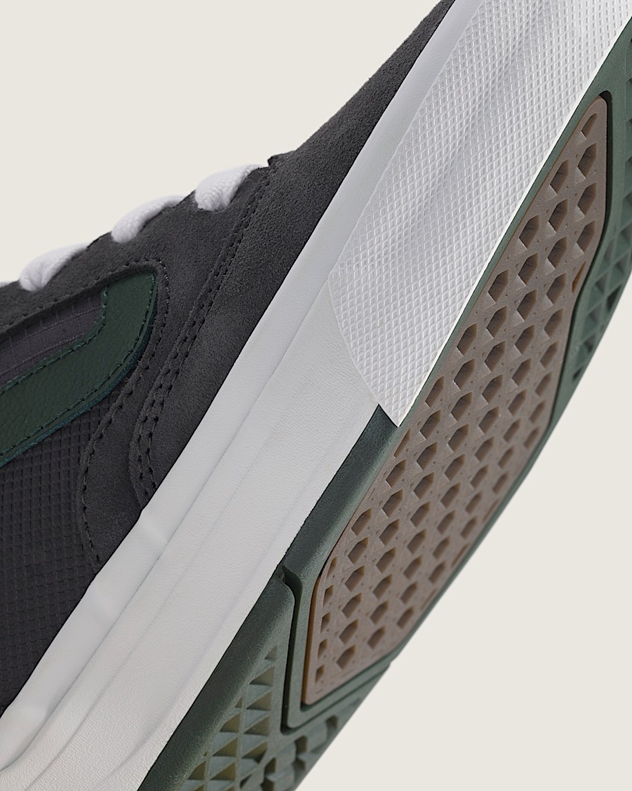 BMX Proof Wafflecup Shoe VANS Charcoal Grey  Green  White ALT5