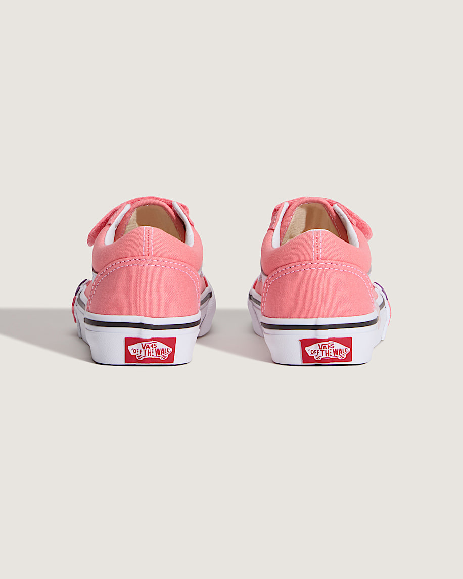 Little Kids Old Skool V Shoe VANS Sunset Blush Pink ALT3