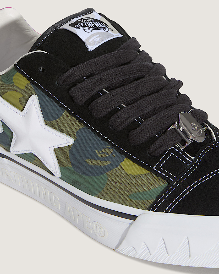 Vans x BAPE Premium Knu Skool VANS Camo Green ALT6