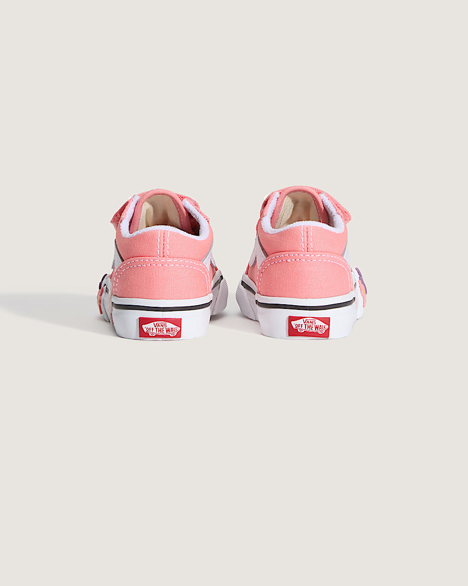 Toddler Old Skool V Shoe VANS Sunset Blush Pink ALT3