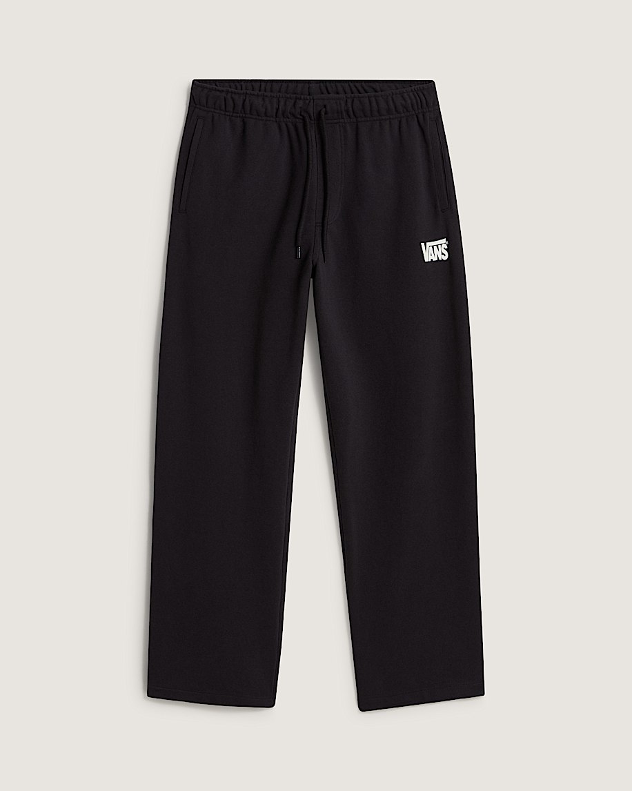 Stretch Logo Straight Leg Fleece Pant VANS Black HERO