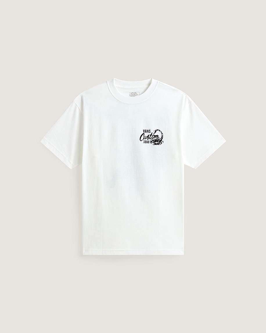 Custom Cat TShirt VANS White HERO