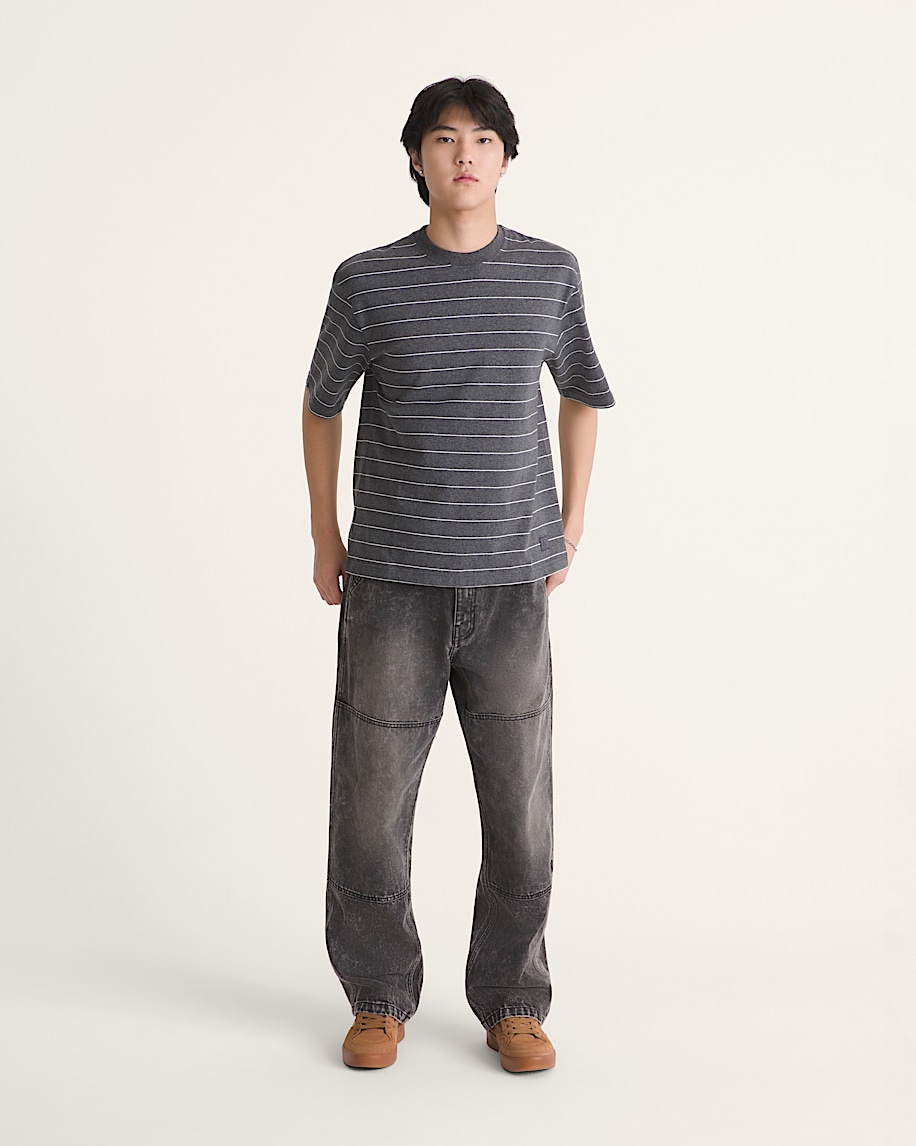 Vans X Rowan Double Knee Denim Pants VANS Stonewash Black ALT3