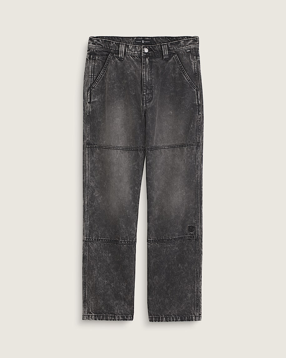Vans X Rowan Double Knee Denim Pants VANS Stonewash Black HERO