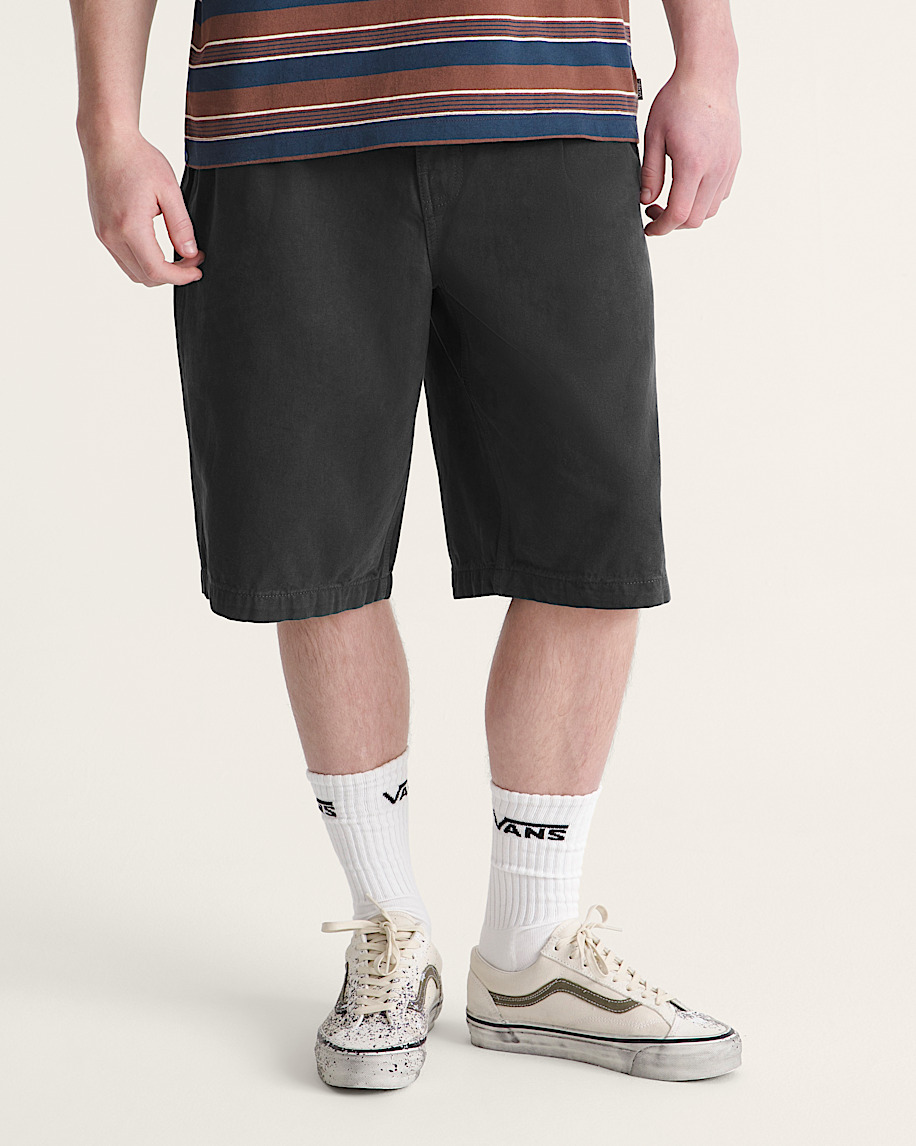 Authentic Chino Baggy Short in Charcoal Grey | Vans