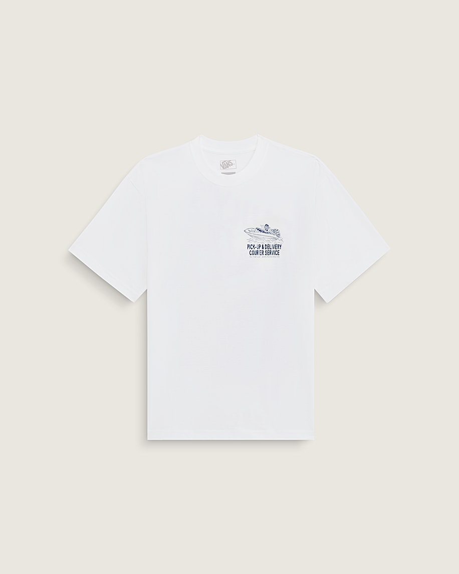 Paulys Delivery TShirt VANS White ALT1