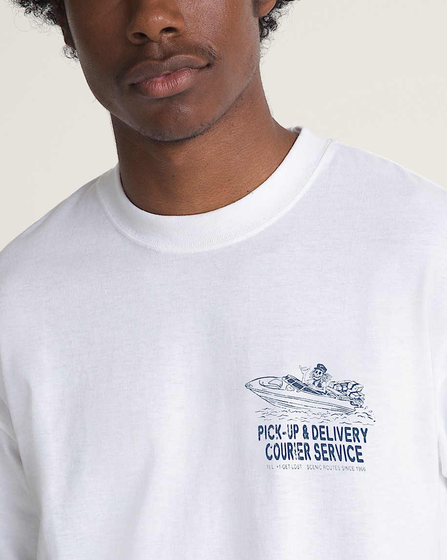 Paulys Delivery TShirt VANS White ALT4