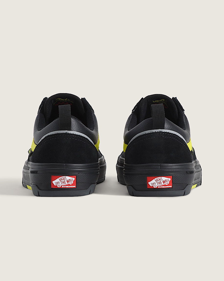 Skate Old Skool Wafflecup Shoe VANS Black  Lime Green ALT3