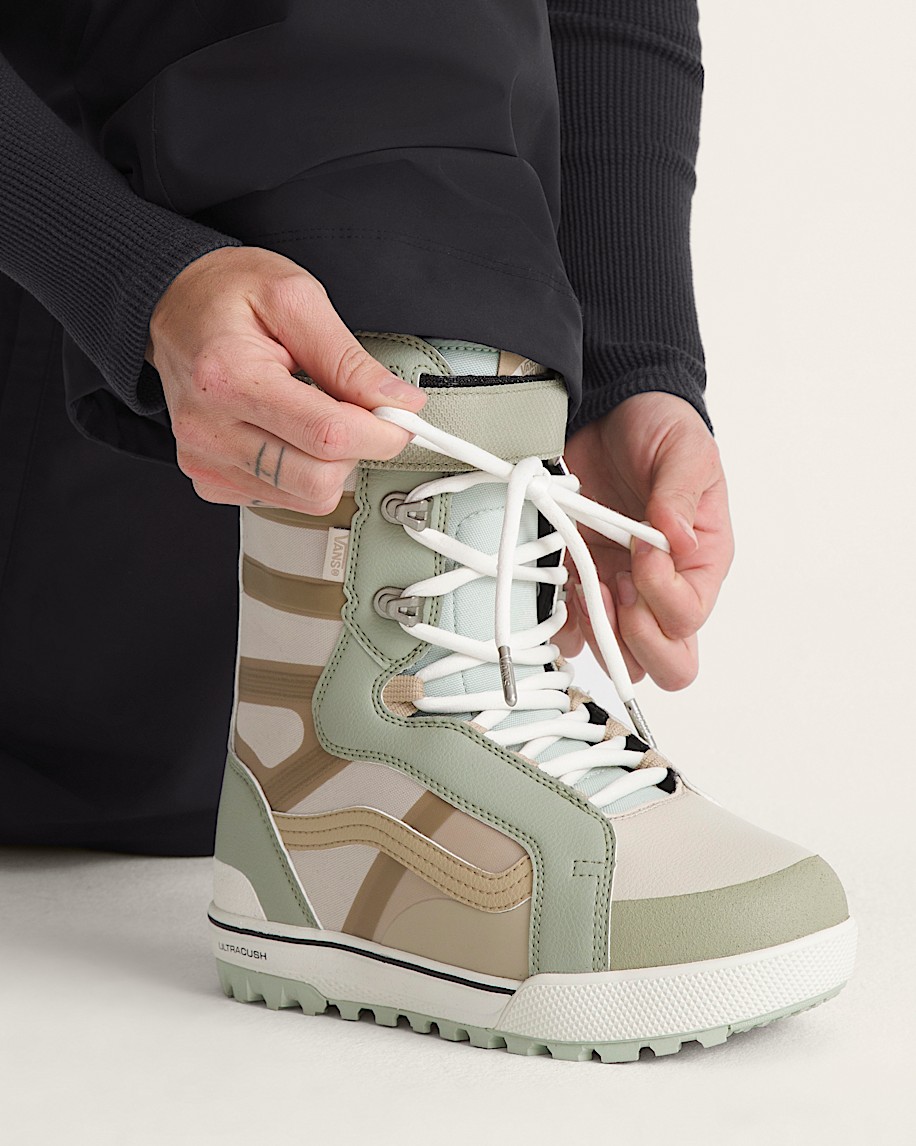 Womens HiStandard OG Snowboard Boot VANS Soft Sage Green ALT1