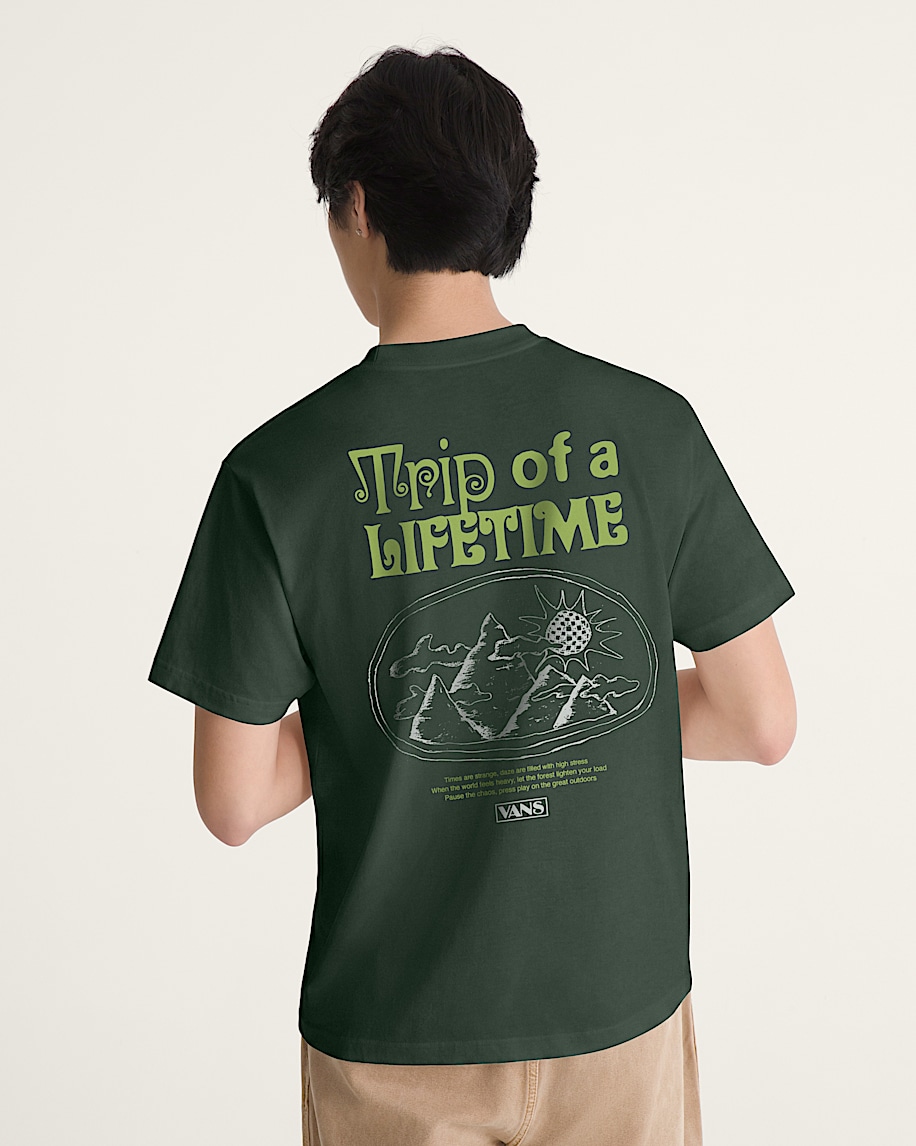 Trip of a Lifetime TShirt VANS Forest Green ALT3