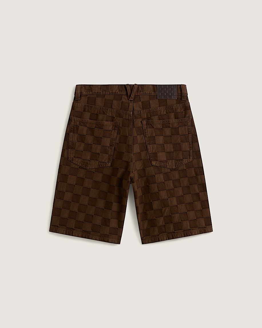 Check5 Baggy Denim Shorts VANS Demitasse Brown ALT1