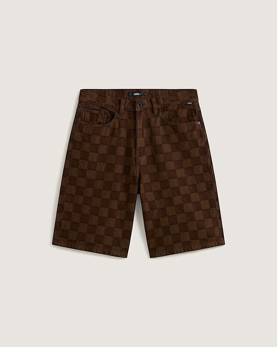 Check5 Baggy Denim Shorts VANS Demitasse Brown HERO