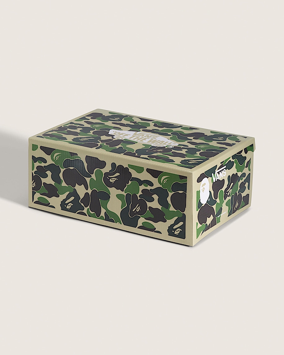 Vans x BAPE Premium Knu Skool VANS Camo Green ALT9