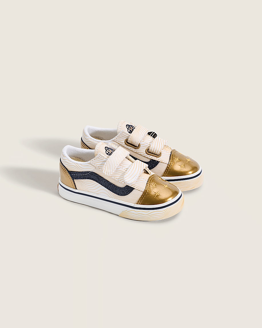 KPop Demon Hunters x Vans Toddler Old Skool V Shoe VANS KPop Demon Hunters Golden ALT1