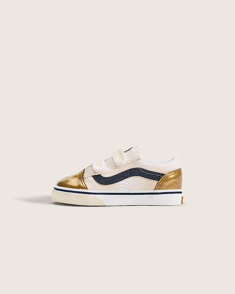 KPop Demon Hunters x Vans Toddler Old Skool V Shoe VANS KPop Demon Hunters Golden HERO