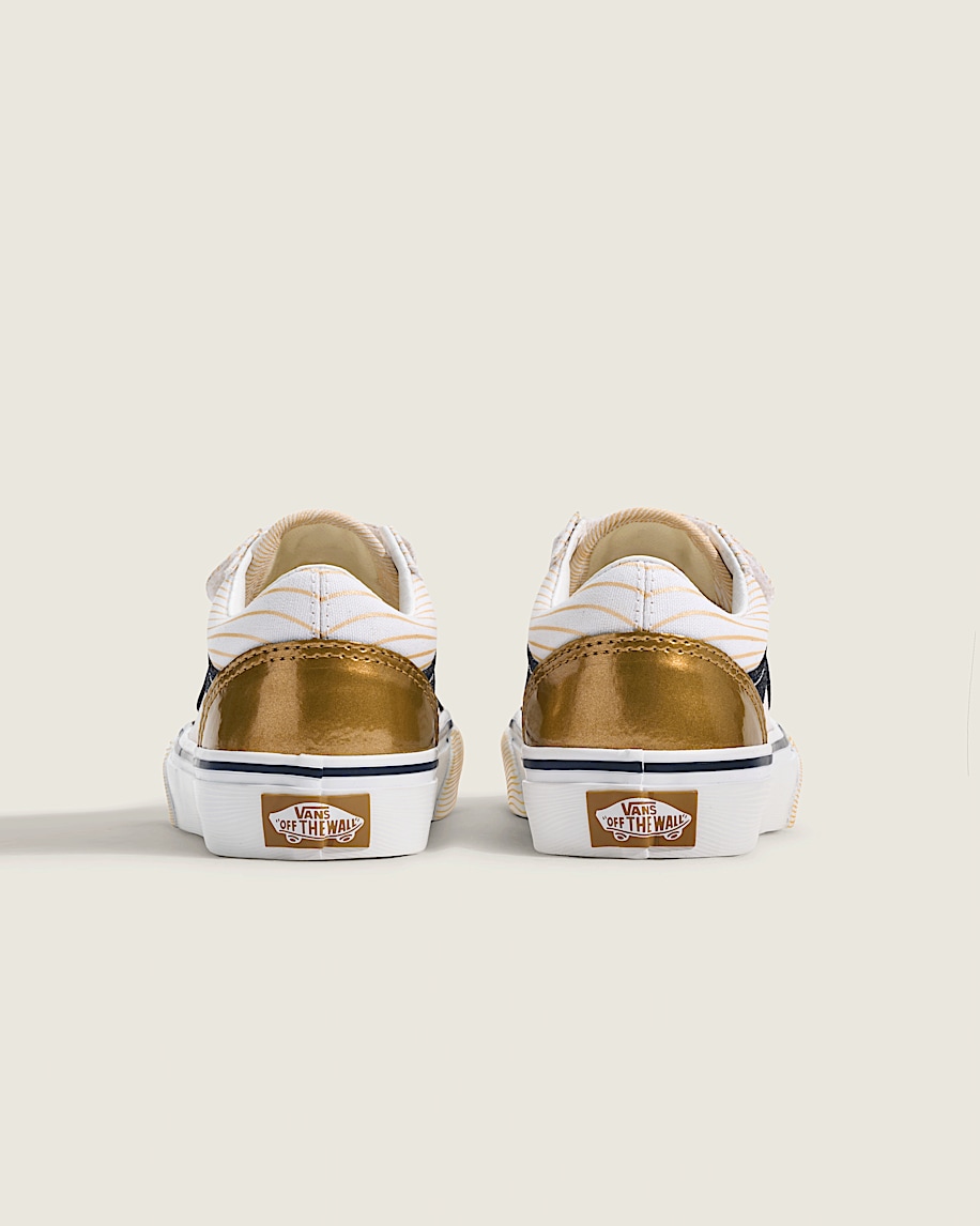 KPop Demon Hunters x Vans Little Kids Old Skool V Shoe VANS KPop Demon Hunters Golden ALT3