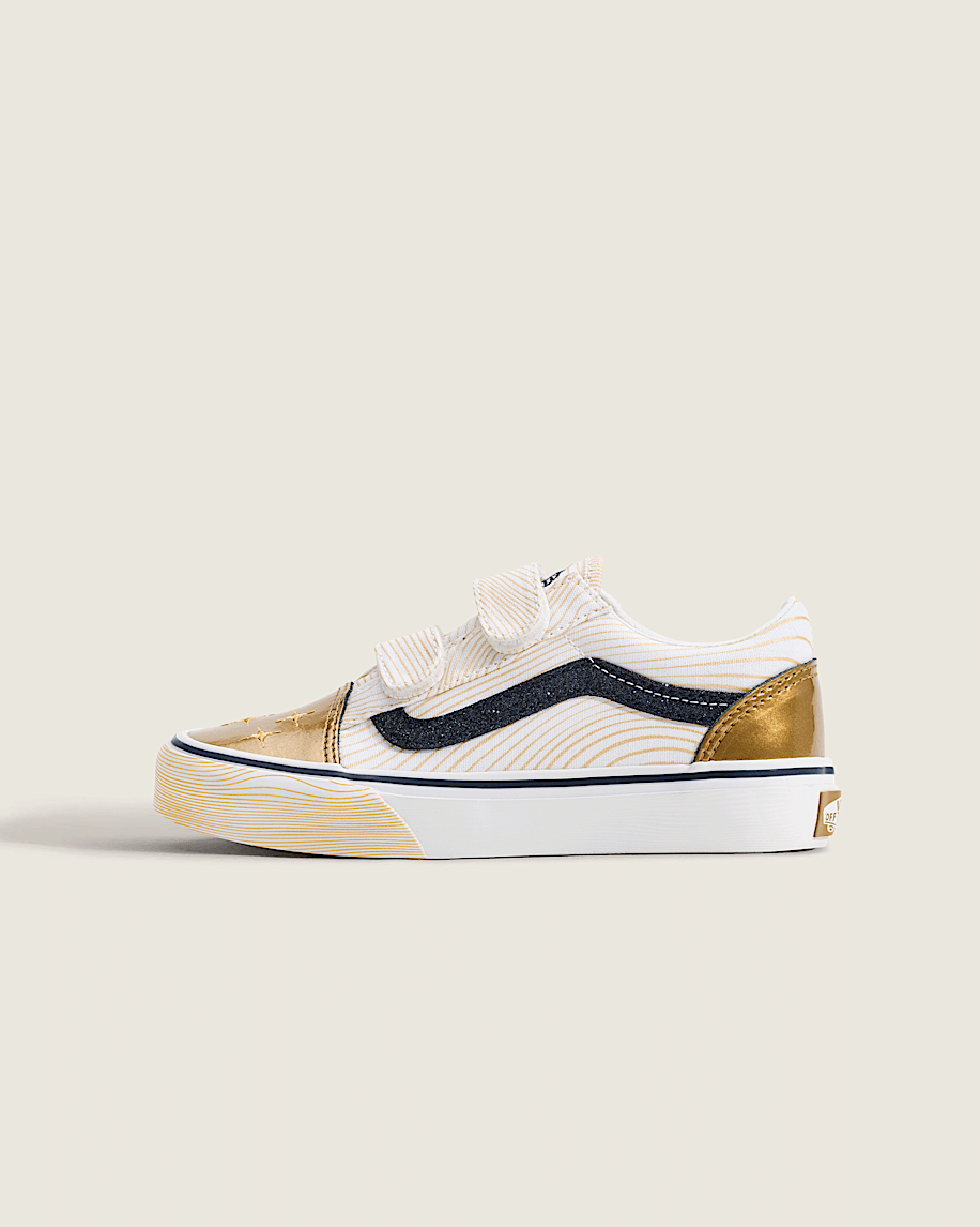 KPop Demon Hunters x Vans Little Kids Old Skool V Shoe VANS KPop Demon Hunters Golden HERO
