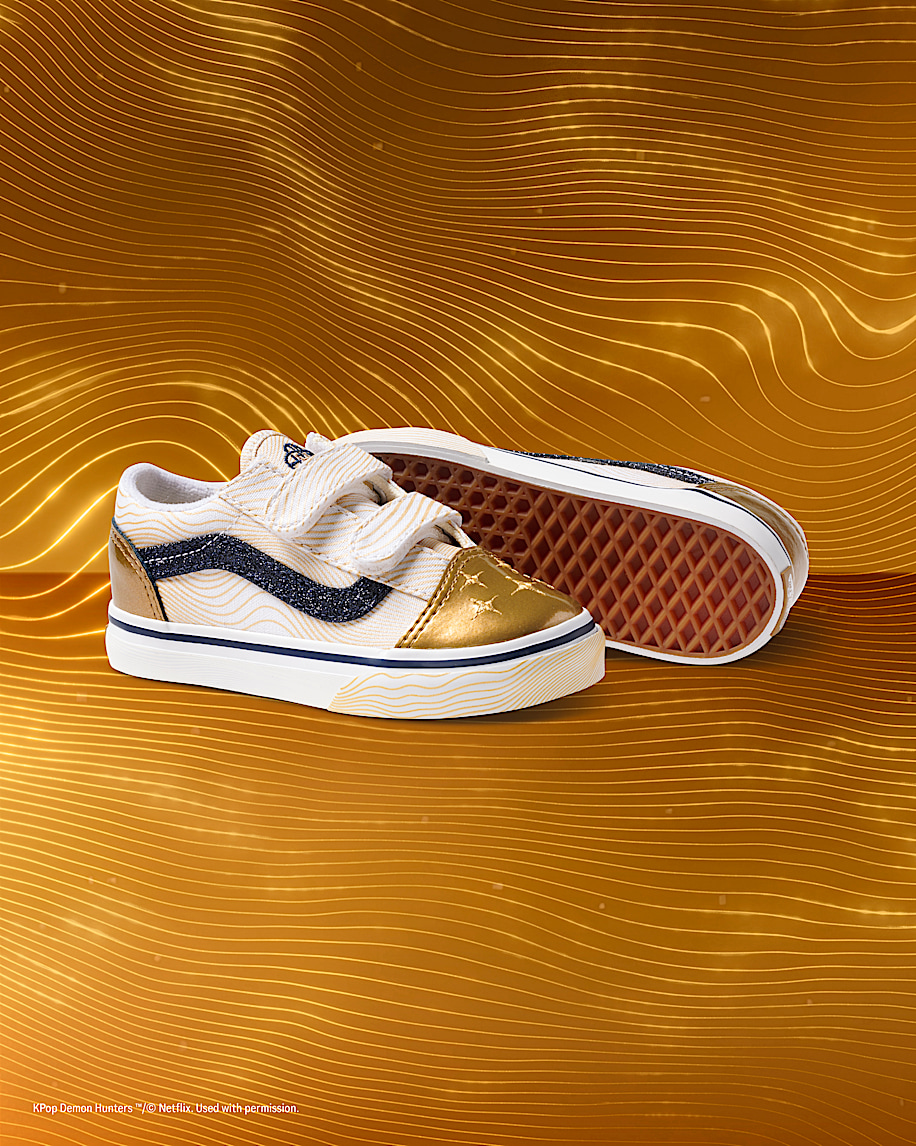KPop Demon Hunters x Vans Toddler Old Skool V Shoe VANS KPop Demon Hunters Golden ALT4