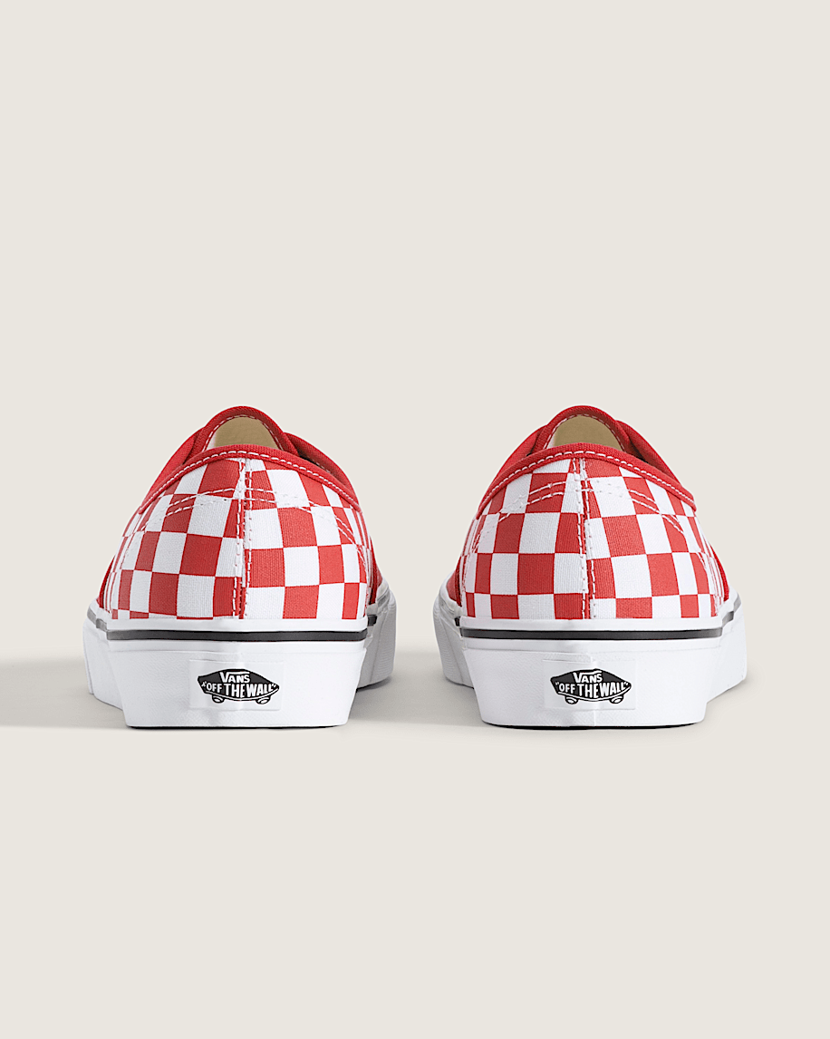 Authentic Shoe VANS Checkerboard Crimson Red  True White ALT3