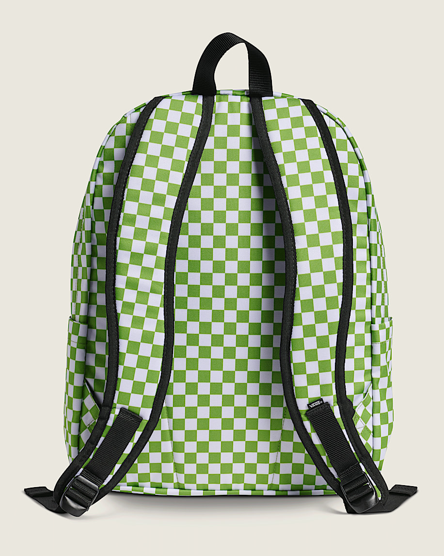 Checkerboard Old Skool Check Backpack VANS Lime Burst Green ALT6