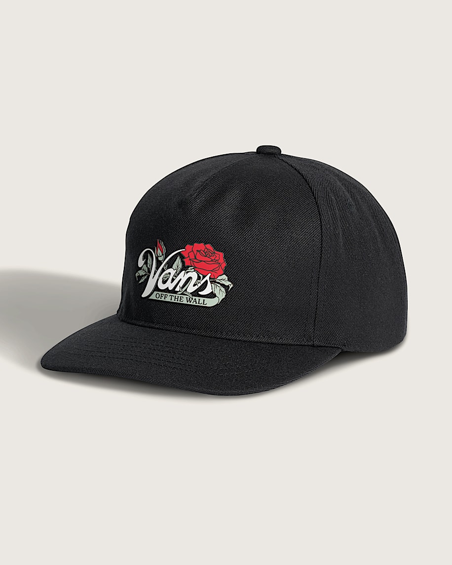 Old Skool Bloom Snapback Hat VANS Black HERO