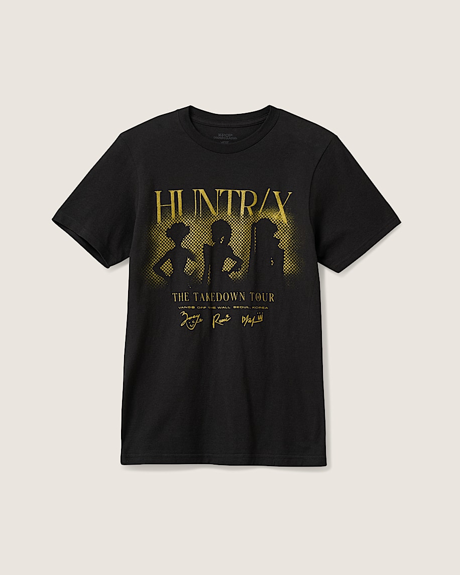 KPop Demon Hunters x Vans Kids Takedown Tour TShirt VANS Black HERO