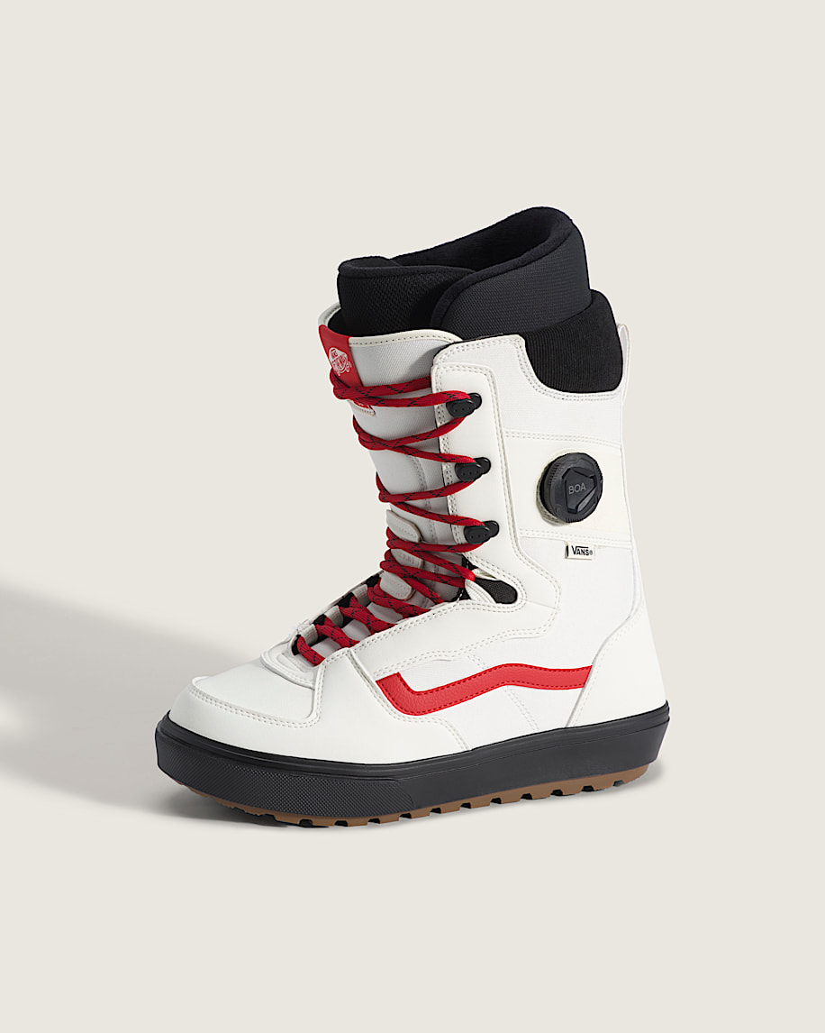Invado OG Snowboard Boot VANS Marshmallow White  Racing Red HERO