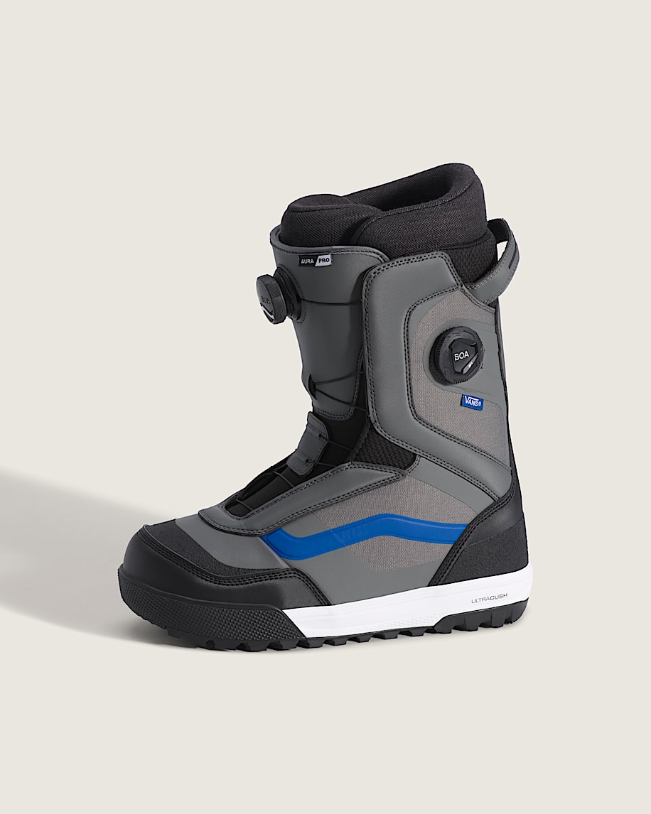 Aura Pro 20 Snowboard Boot VANS Pewter Gray  Black HERO