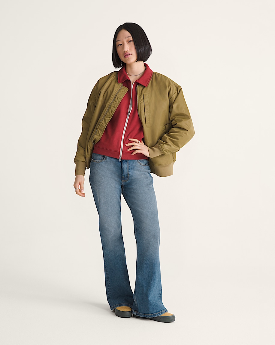 Bomber Jacket VANS Olive Brown ALT4