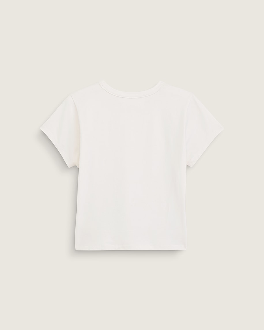Embroidered Knit Shirt VANS Marshmallow White ALT4