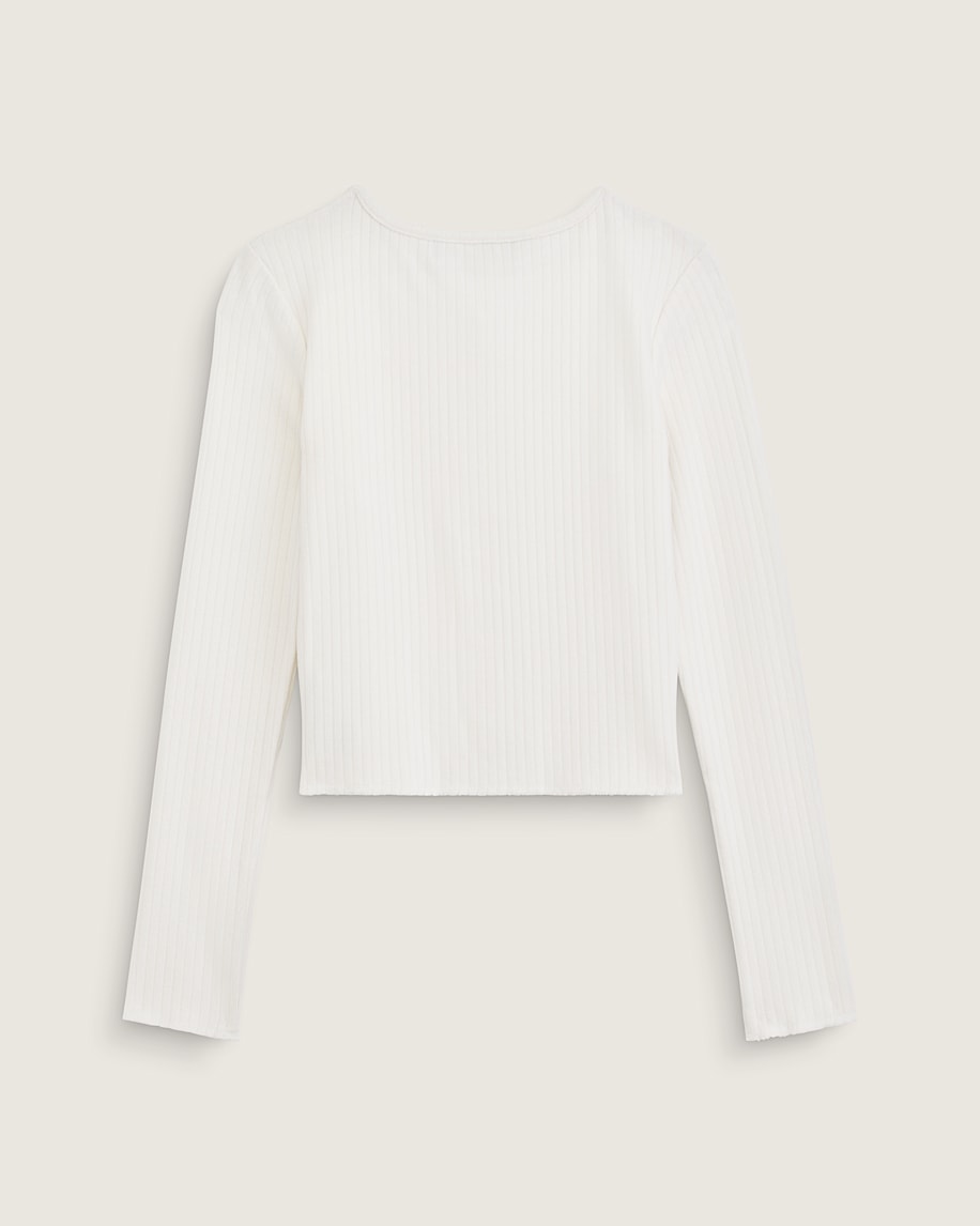 Long Sleeve Button Up Shirt VANS Marshmallow White ALT1