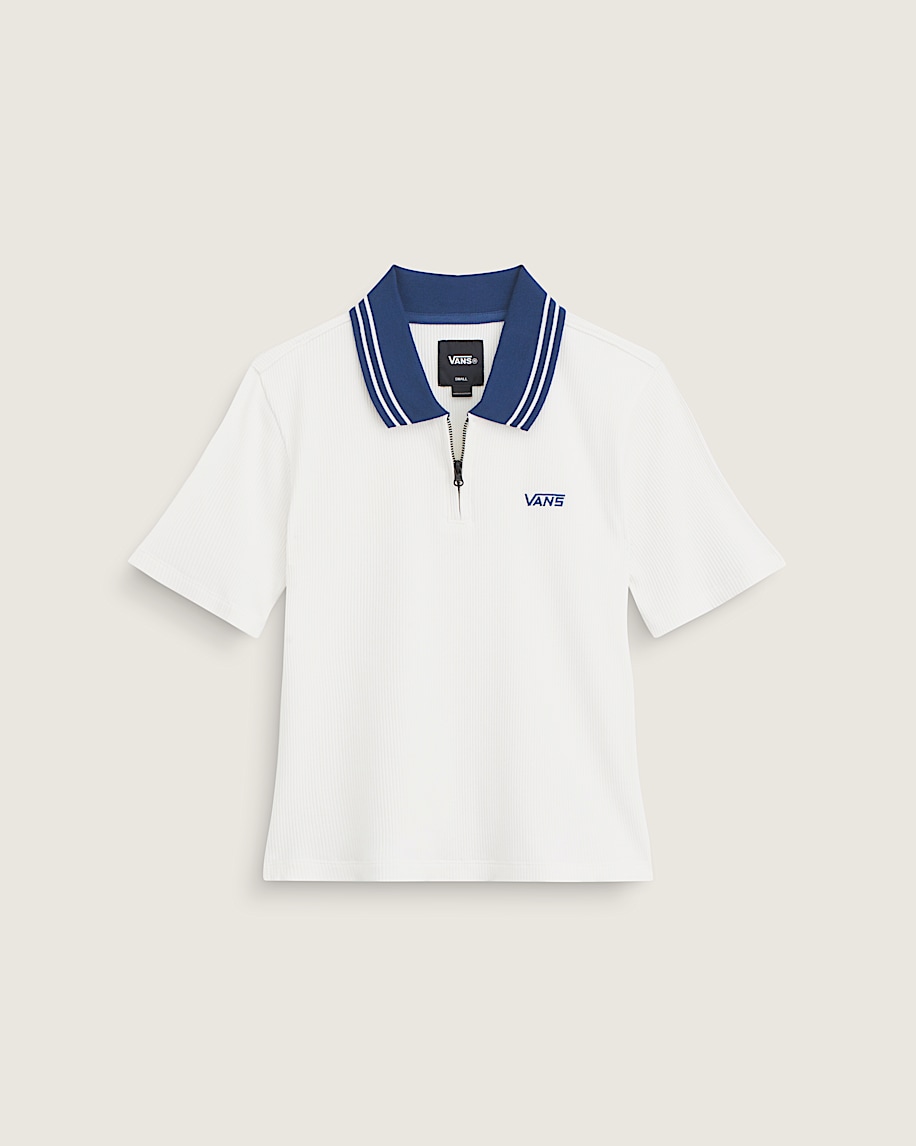 Priscilla Polo Shirt VANS Egret White HERO