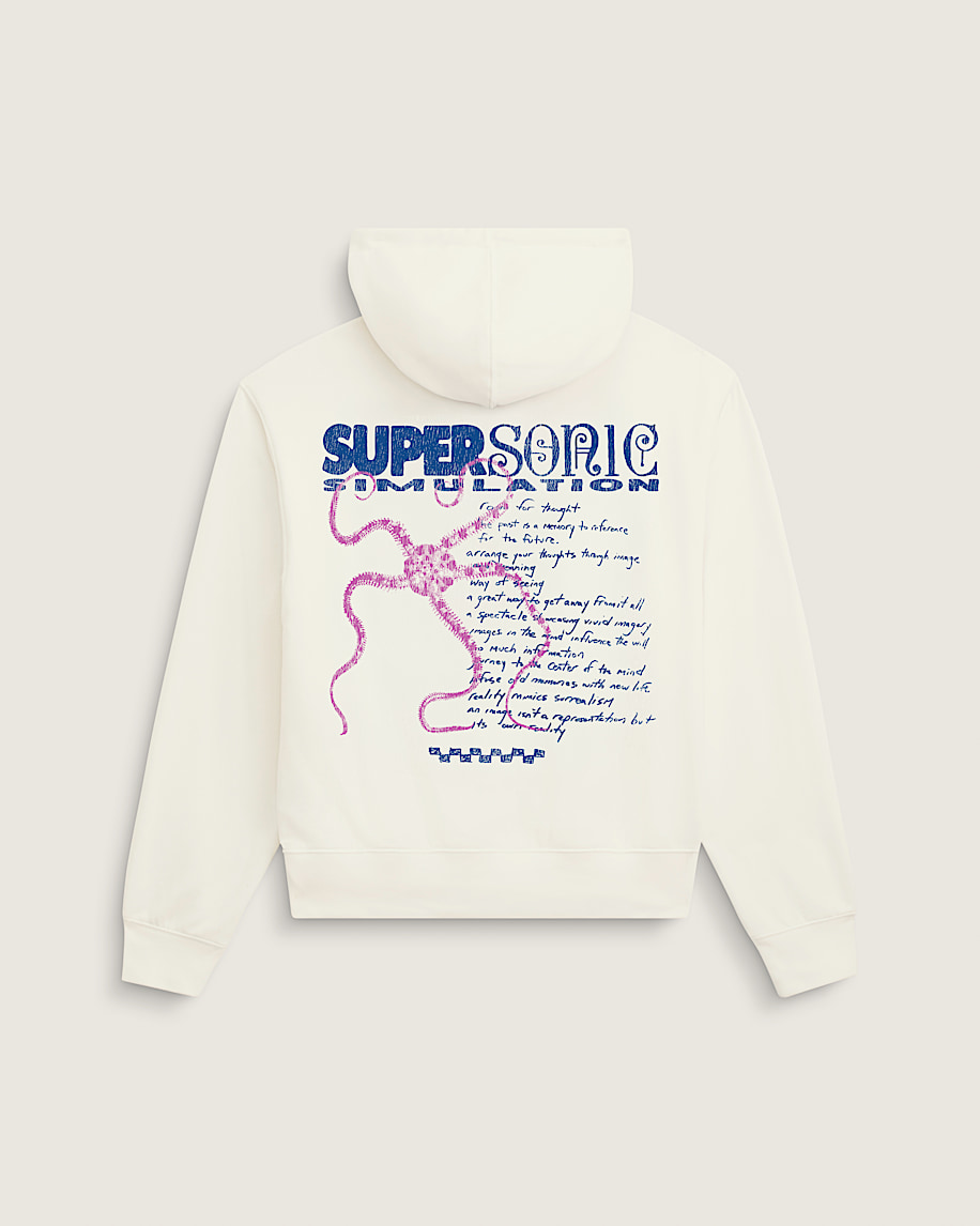 Simulation Pullover Hoodie VANS Marshmallow White HERO