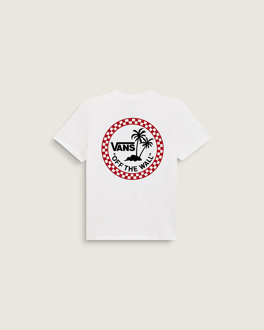 Kids Knu Palms TShirt VANS White HERO