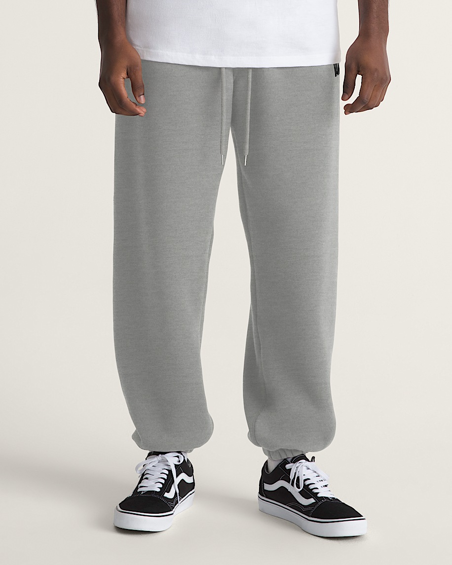 Stretch Logo Fleece Pant VANS Cement Heather Grey ALT2