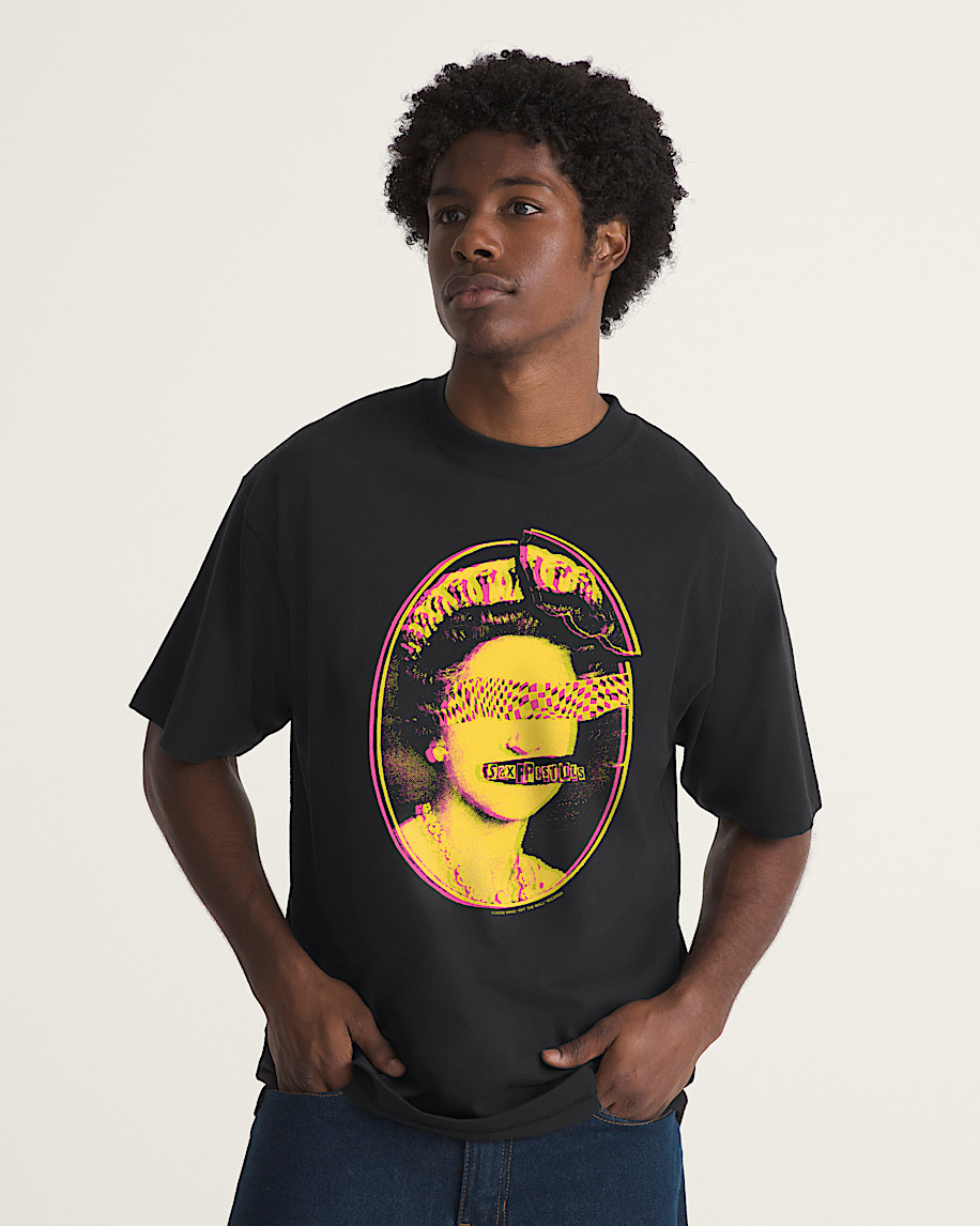 Sex Pistols Pretty Vacant TShirt VANS Black ALT2