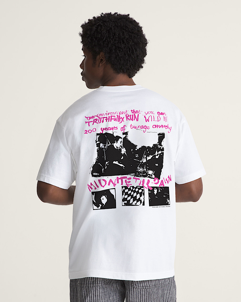 Sex Pistols Run Wild on the Green TShirt VANS White ALT3
