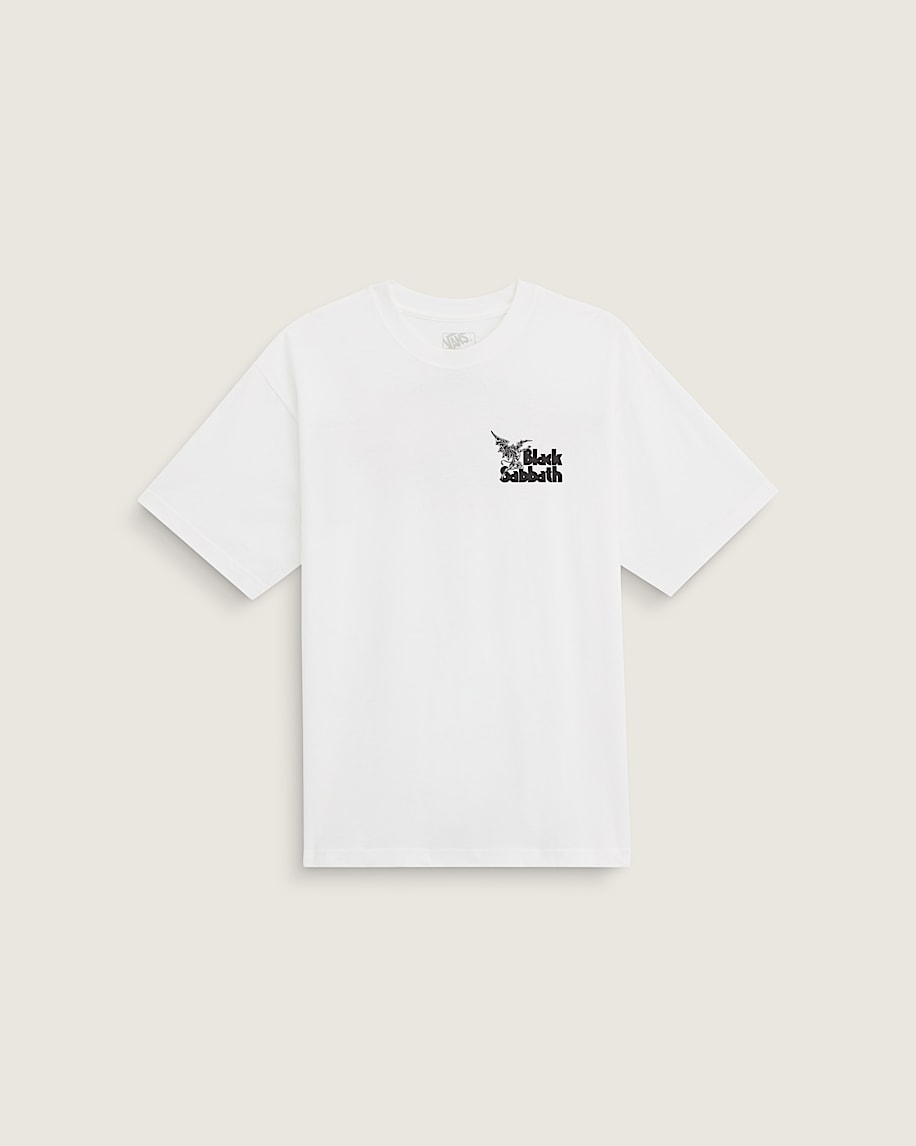 Black Sabbath TShirt VANS White ALT1