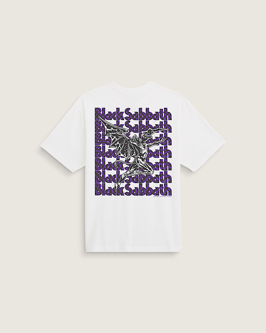 Black Sabbath TShirt VANS White HERO