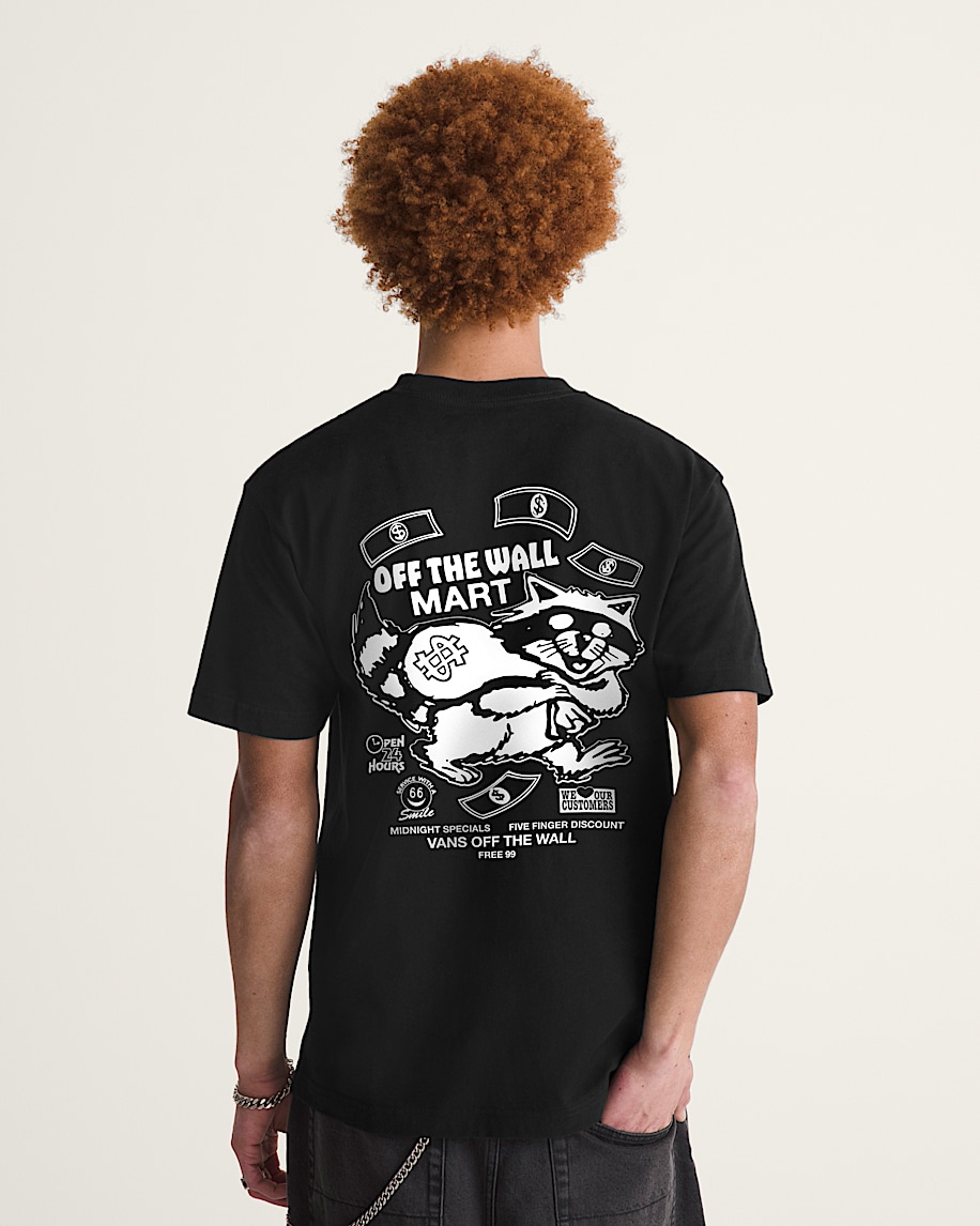 Off The Wall Mart TShirt VANS Black ALT3