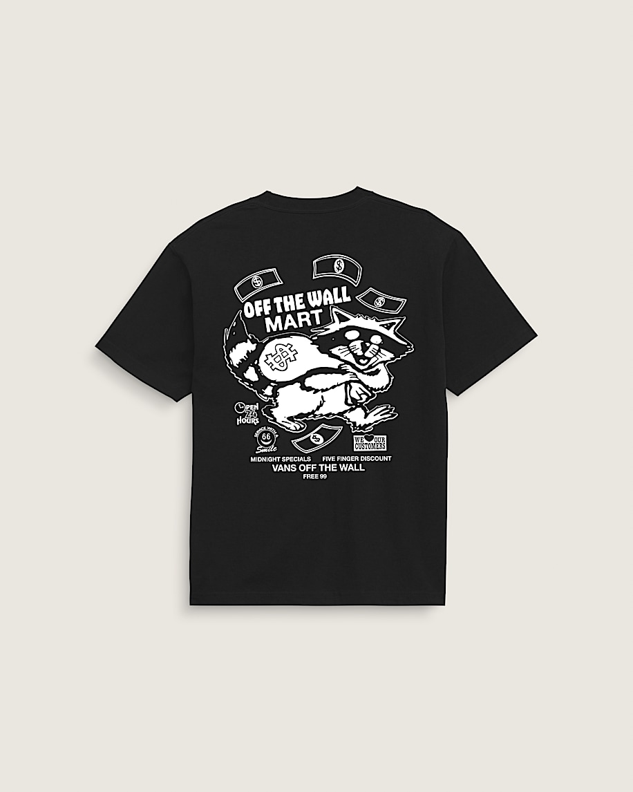 Off The Wall Mart TShirt VANS Black HERO