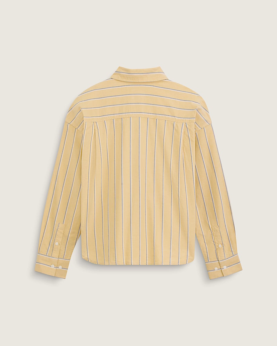 Long Sleeve Boxy Oxford Shirt VANS Dusty Gold ALT1