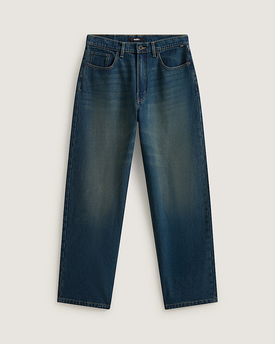 Check5 Baggy Denim Pants VANS Dirty Medium Indigo HERO