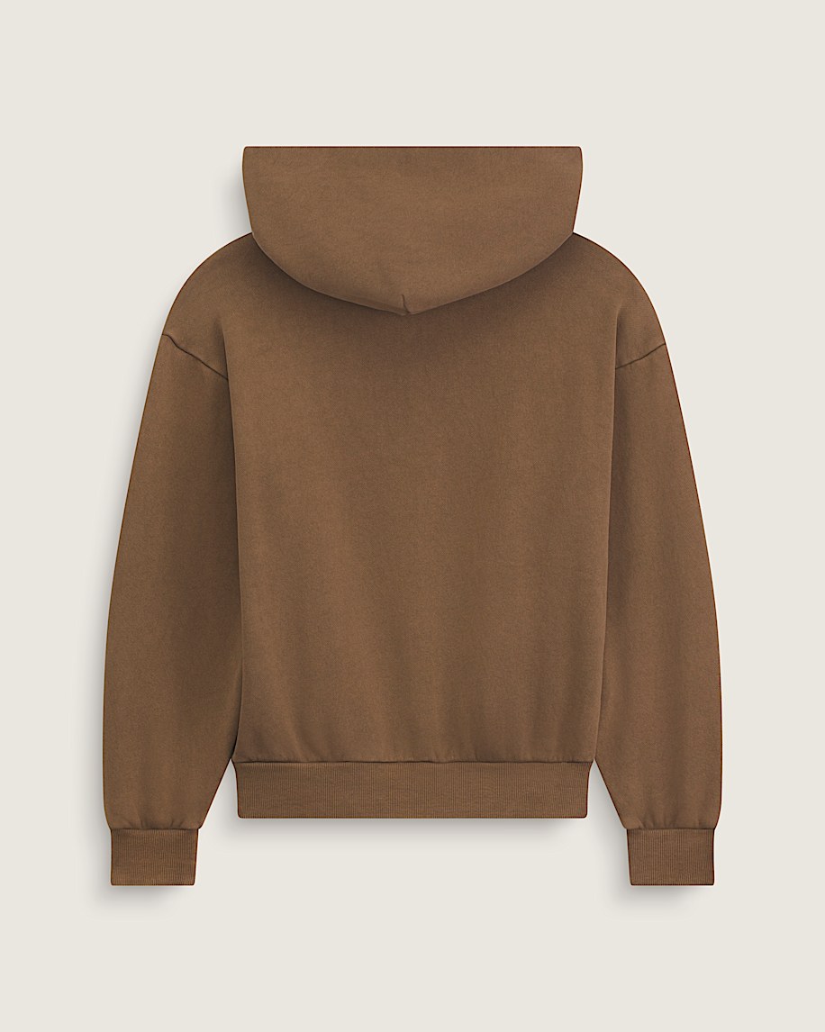 Salton Washed Pullover Hoodie VANS Vintage Cocoa Brown ALT1