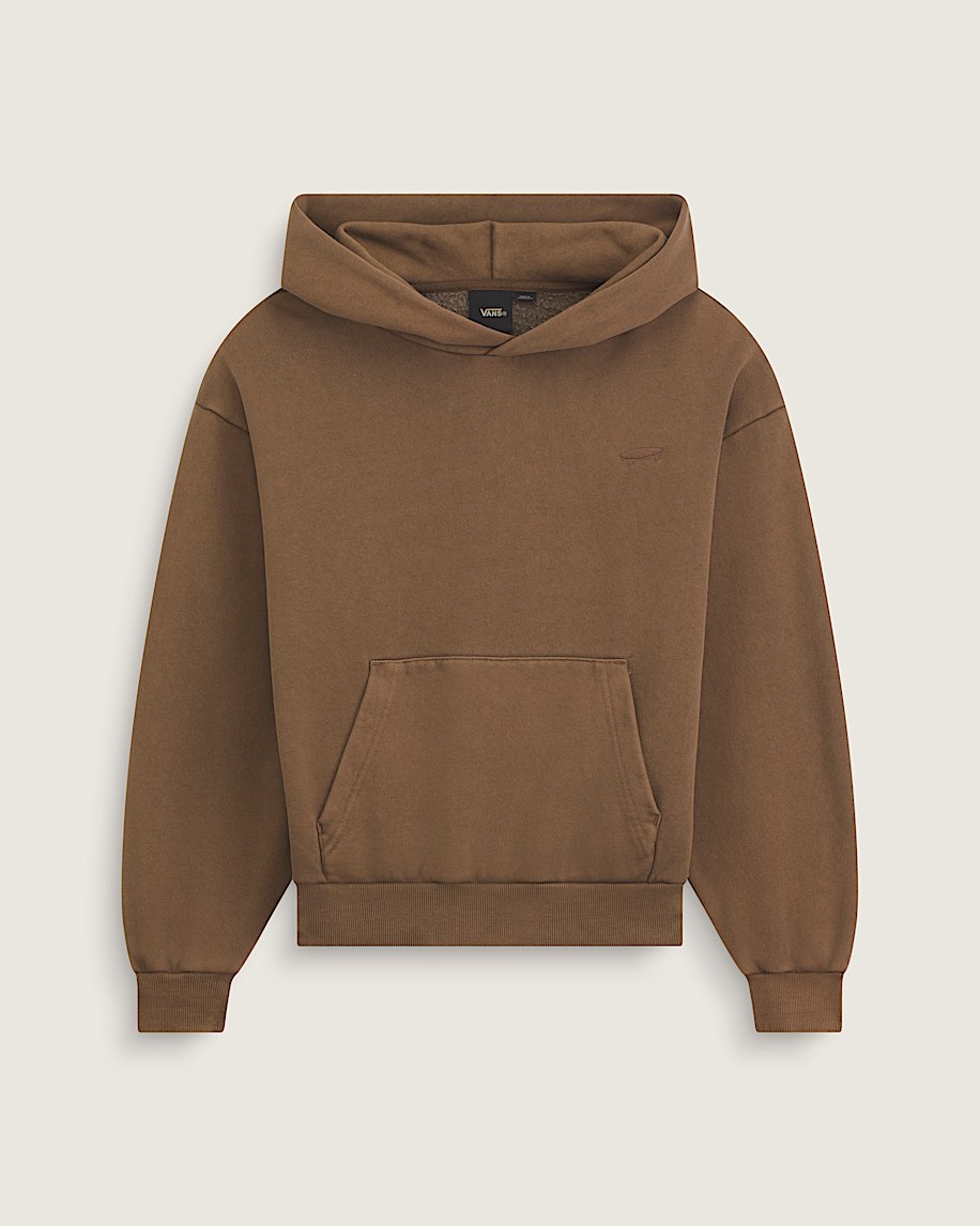 Salton Washed Pullover Hoodie VANS Vintage Cocoa Brown HERO