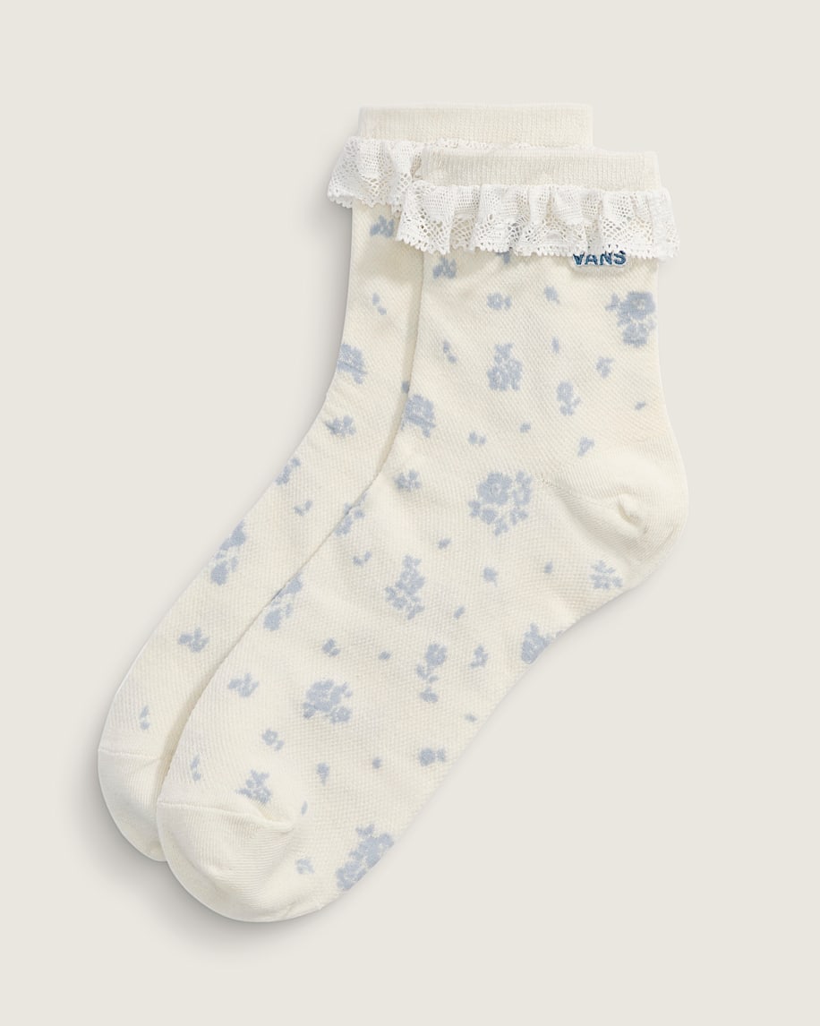 Shiloh Lace Crew Socks VANS Marshmallow White HERO