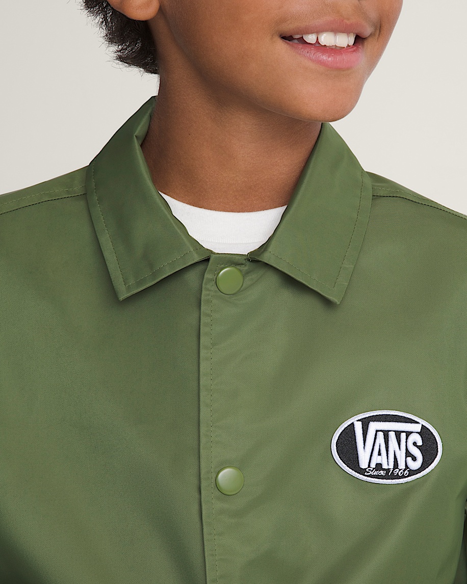 New Torrey Coaches Jacket VANS Green Balsam ALT5