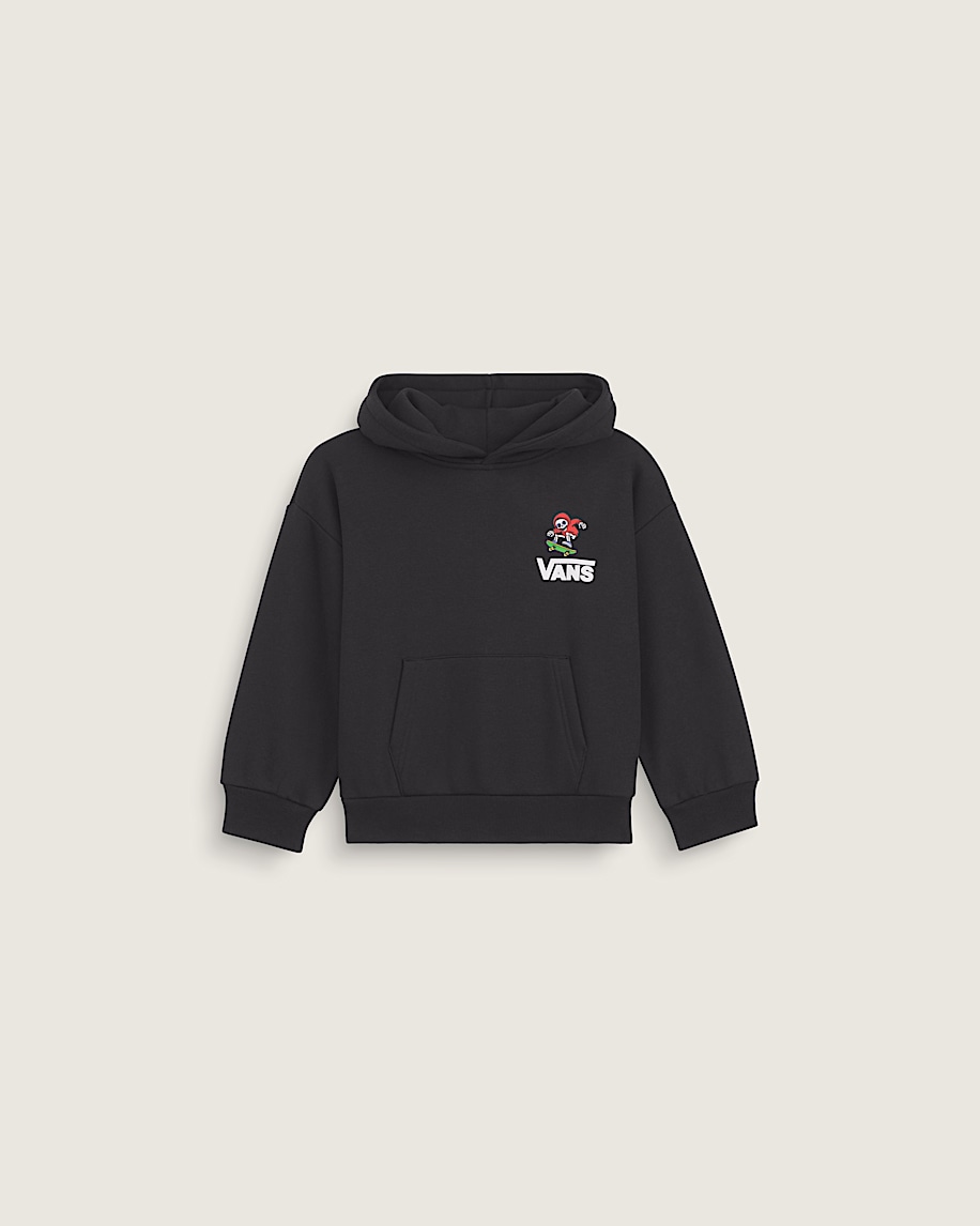 Little Kids Glow Bones Pullover Hoodie VANS GlowintheDark  Black ALT2